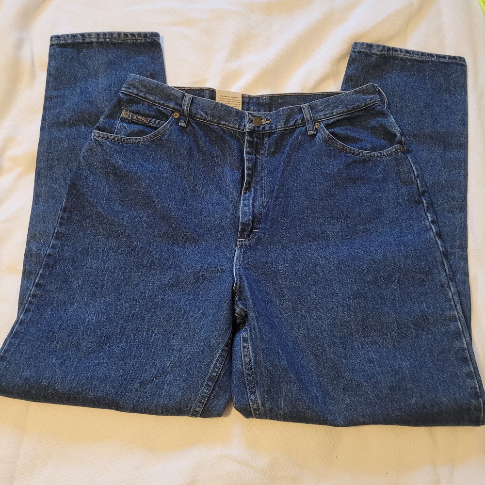 Lee Indigo Relaxed Fit Denim Size 18L